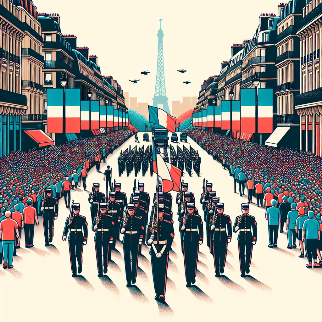 Official French celebrations - Bastille Day parade in Paris