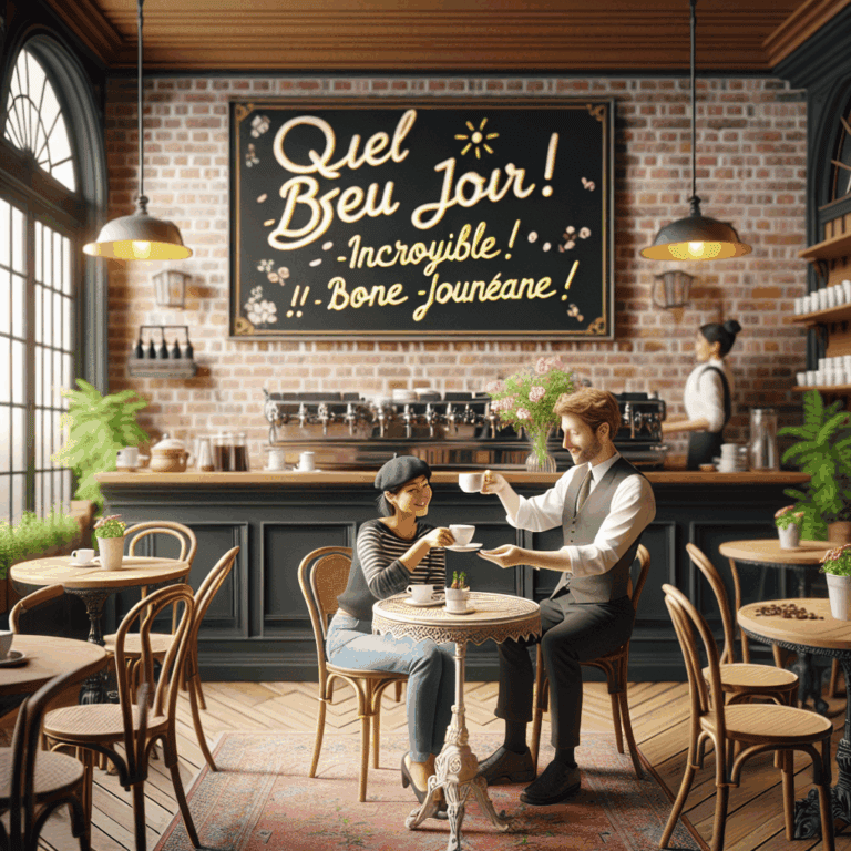 French exclamation sentences illustration