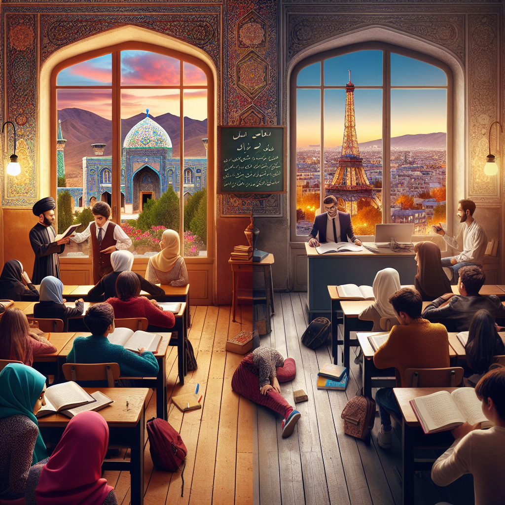 آموزش زبان فرانسه در ایران و فرانسه
