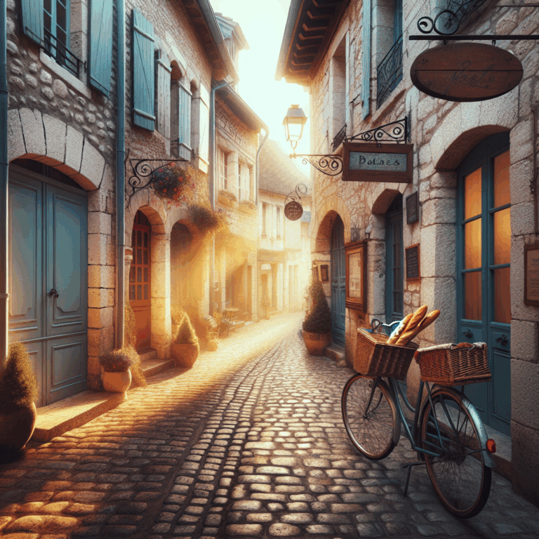 A minimalist and clear image suitable for a WordPress blog article about traveling in French-speaking countries