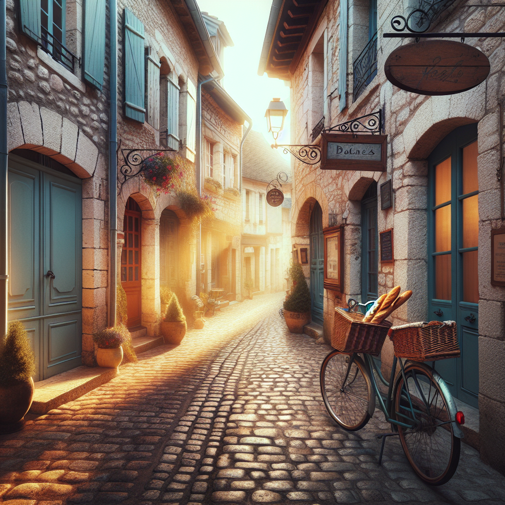 A minimalist and clear image suitable for a WordPress blog article about traveling in French-speaking countries