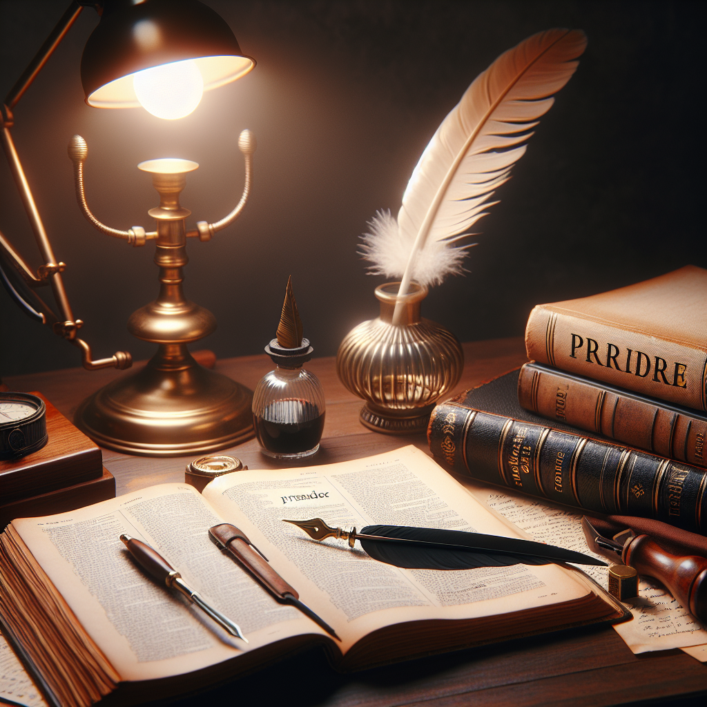 A minimalist and clear image depicting a scene with objects related to French language learning.