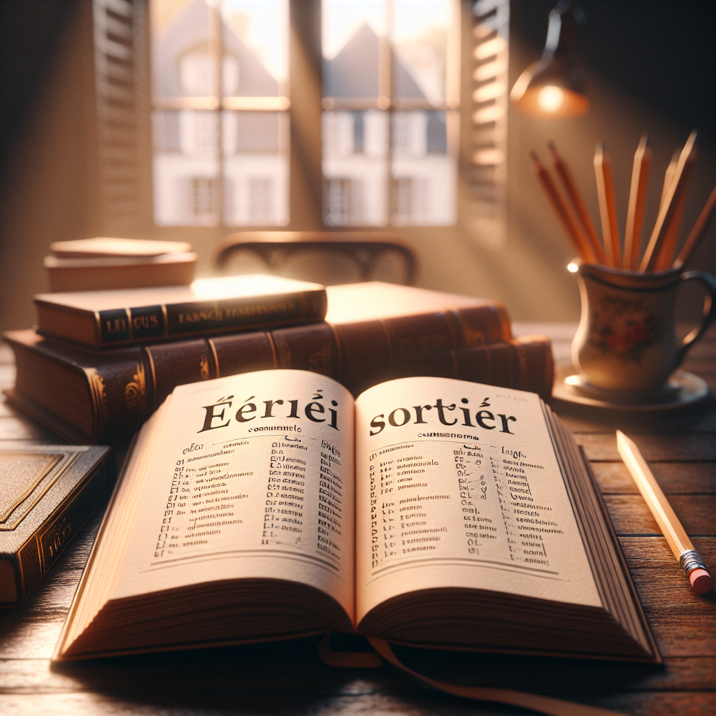 Conjugation of the verb 'sortir' in French with examples in different tenses