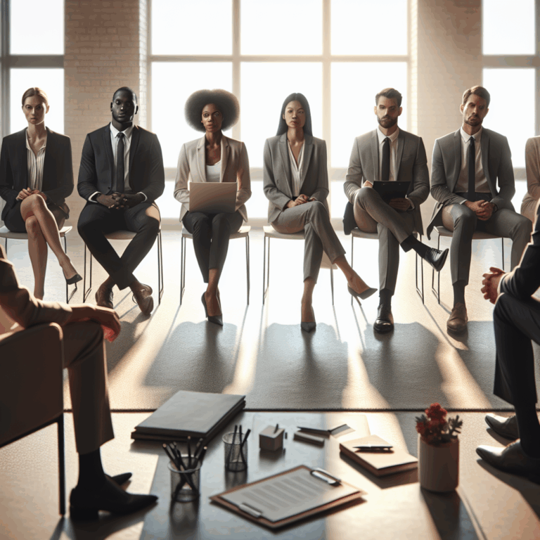 Professional and minimalistic image for a blog article about mastering French for international job interviews