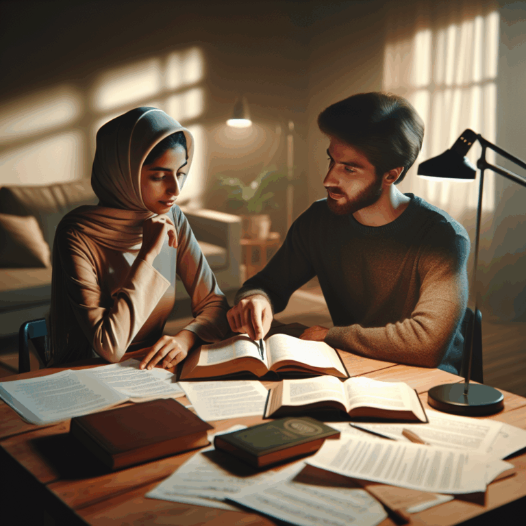 Illustration of a student and a private French tutor learning together