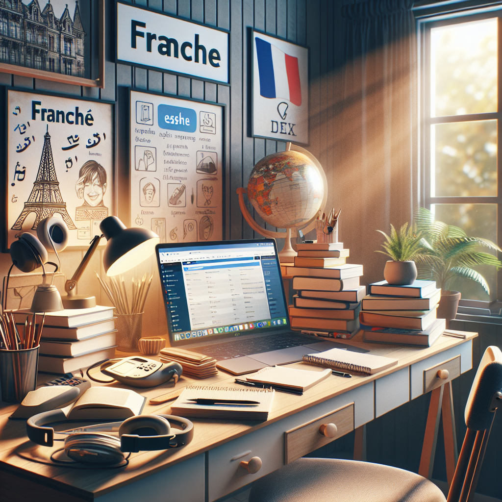 Diverse resources for learning French, including websites, apps, podcasts, videos, books, and social groups